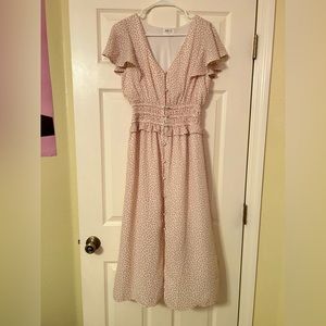 Sienna Sky White and Pink Floral Dress